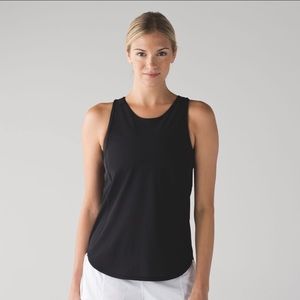 Lululemon Black Sculpt II Tank Mesh Back